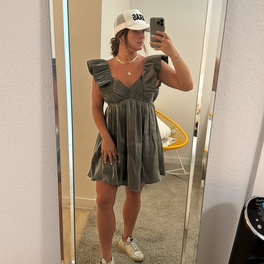 Silver dress